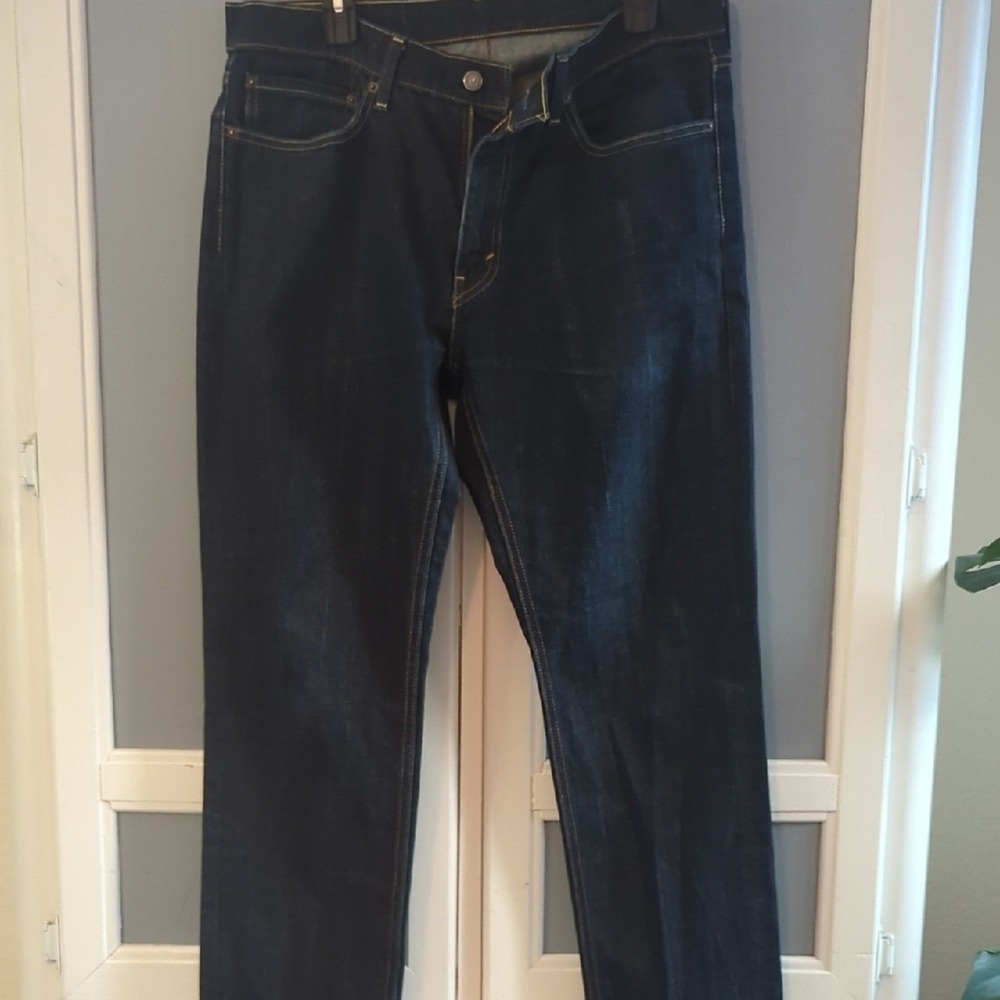Levi's Men's Dark‎ Indigo Slim Straight Jeans